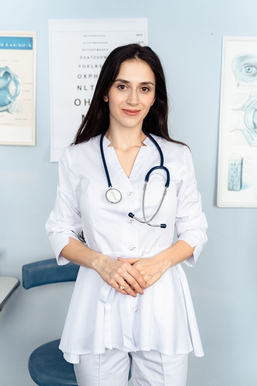Young doctor in a clinic