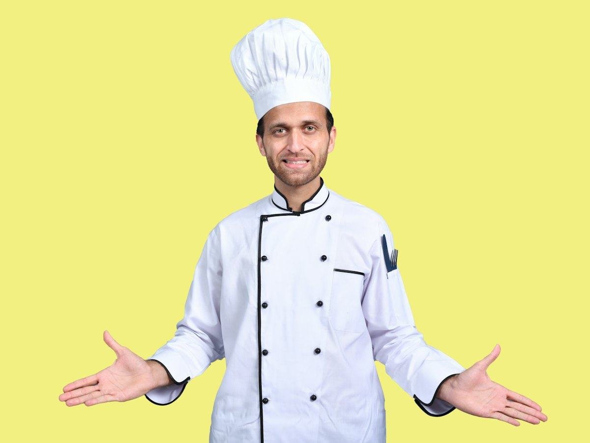 Young chef in a kitchen