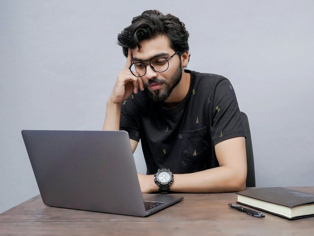 Professional with a laptop
